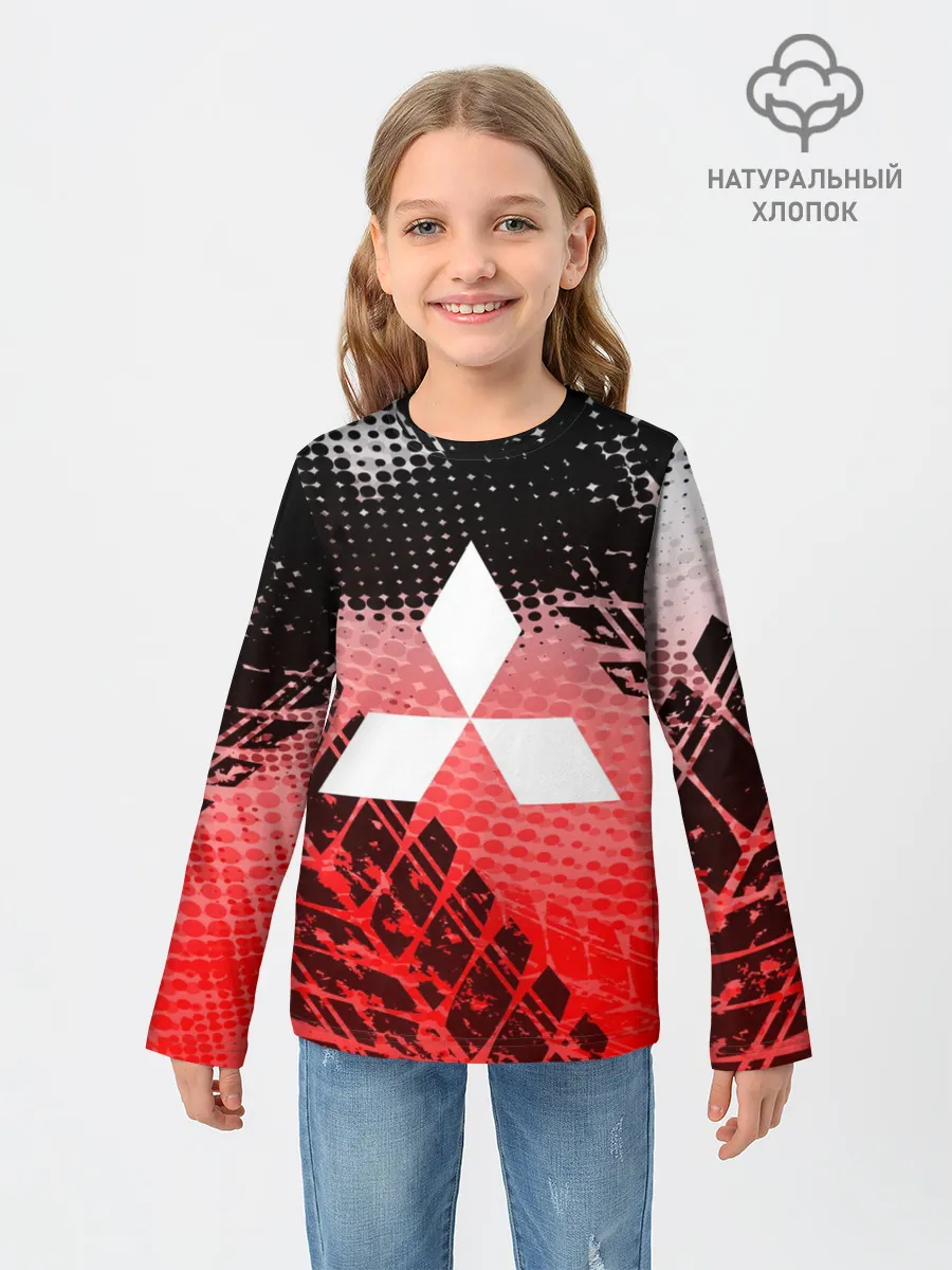 Детский лонгслив / Mitsubishi sport auto motors