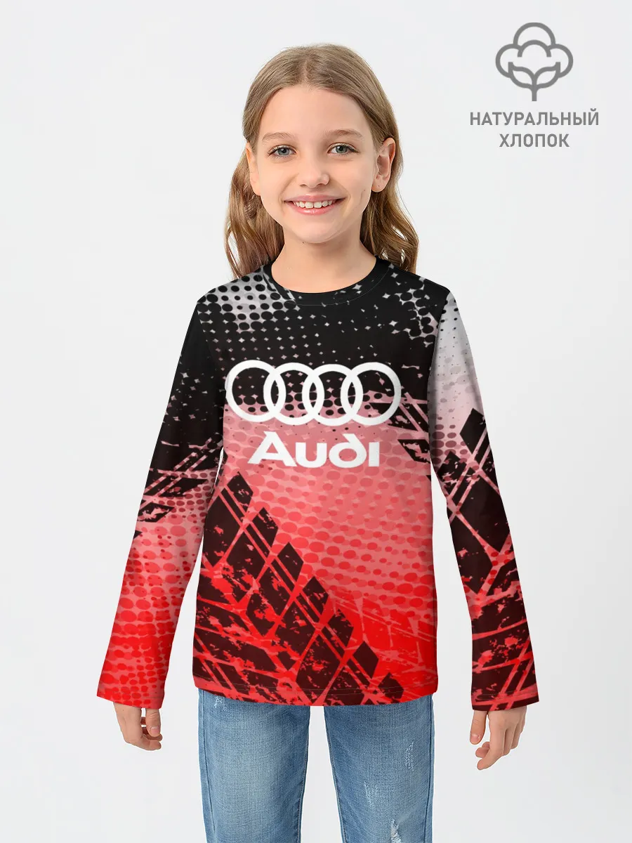Детский лонгслив / Audi sport auto motors