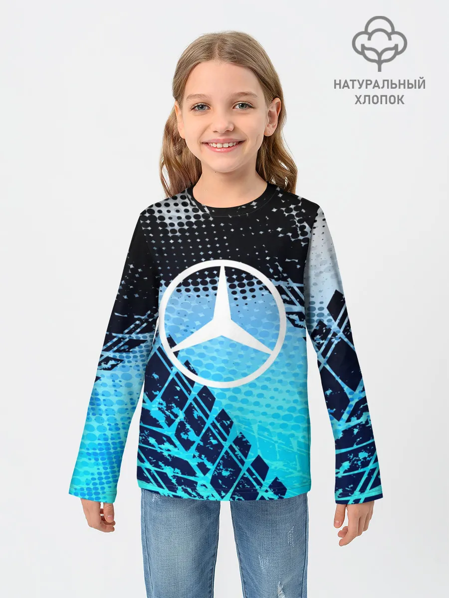 Детский лонгслив / Mercedes sport auto motors