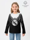 Детский лонгслив / Real Madrid abstract original