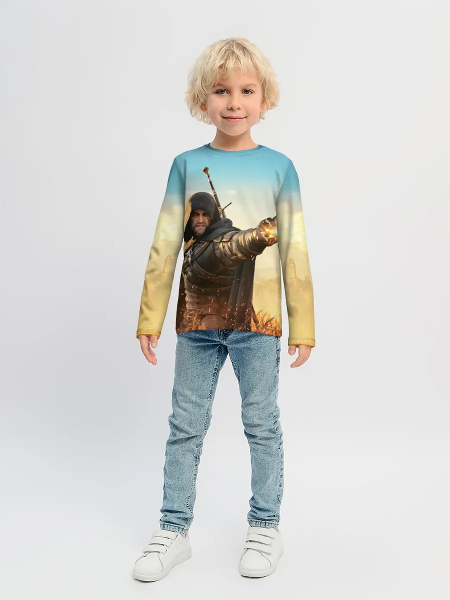 Детский лонгслив / Ведьмак. Игни