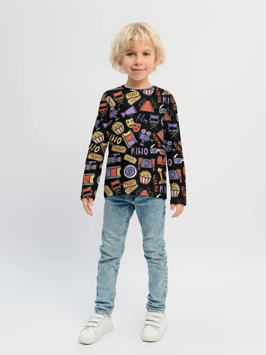 Детский лонгслив / Для киноманов