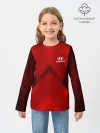 Детский лонгслив / Hyundai car sport RED