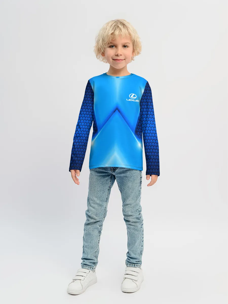 Детский лонгслив / Lexus car sport SKY