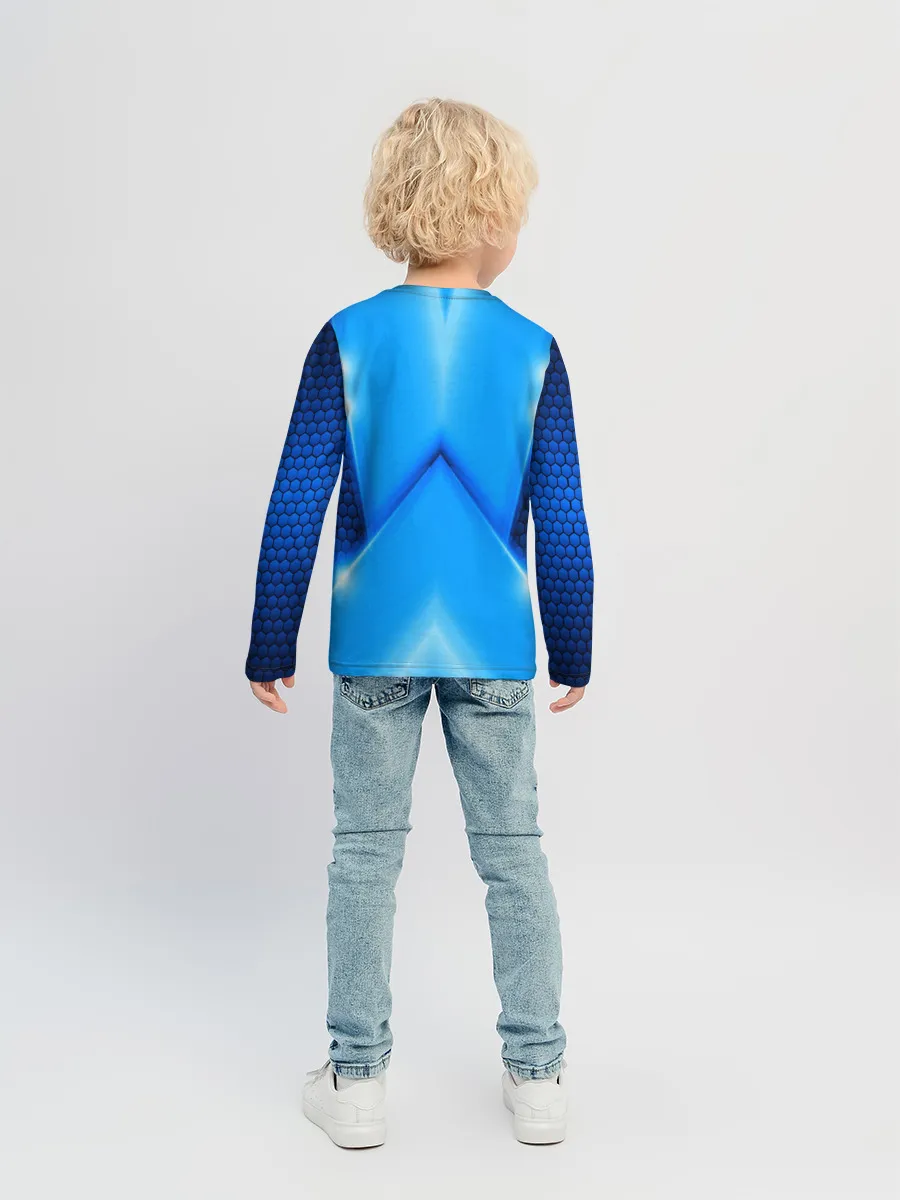 Детский лонгслив / Mercedes car sport SKY