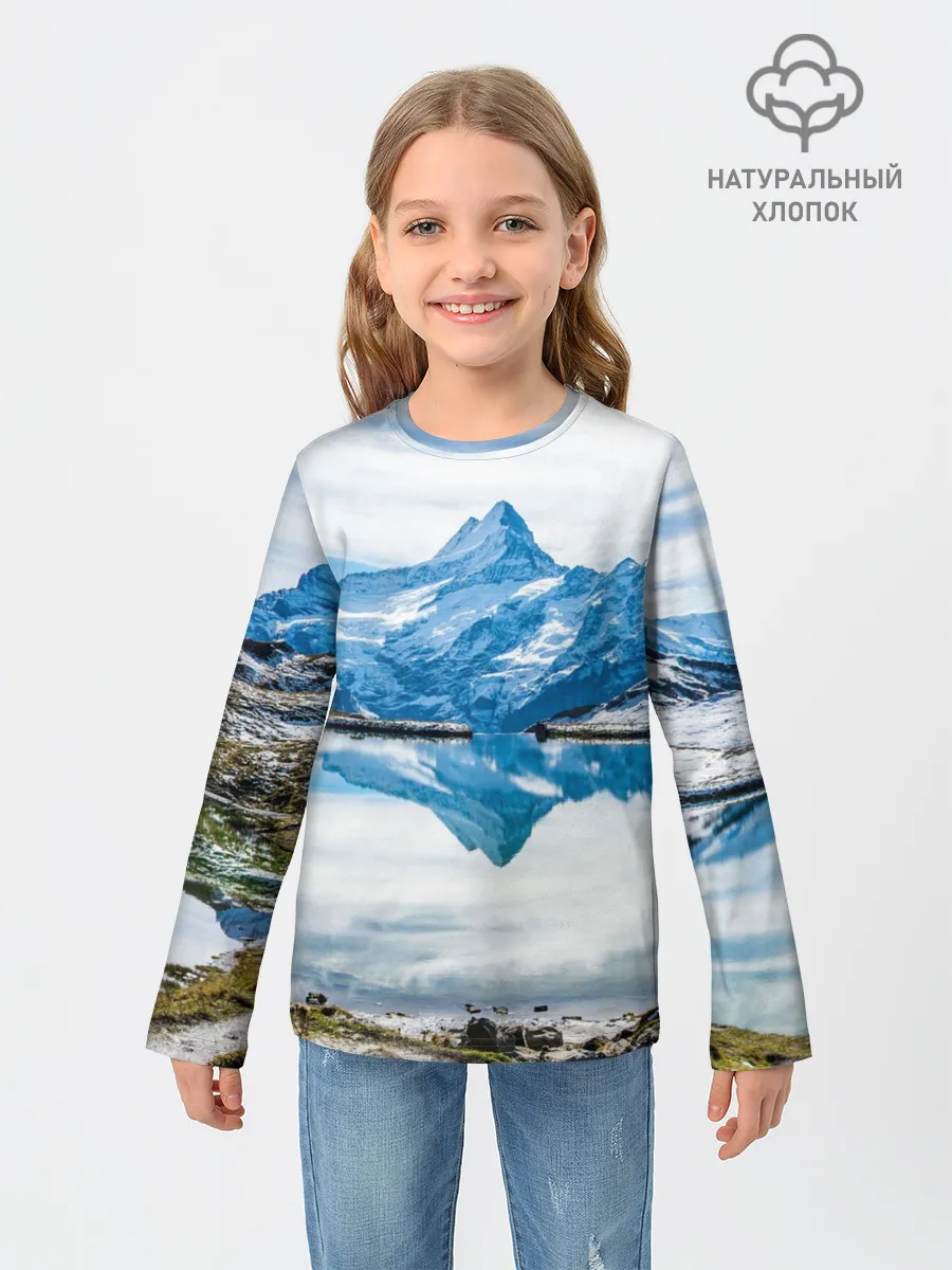 Детский лонгслив / Альпы