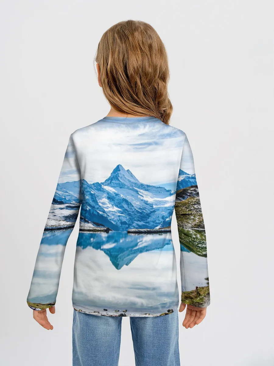 Детский лонгслив / Альпы