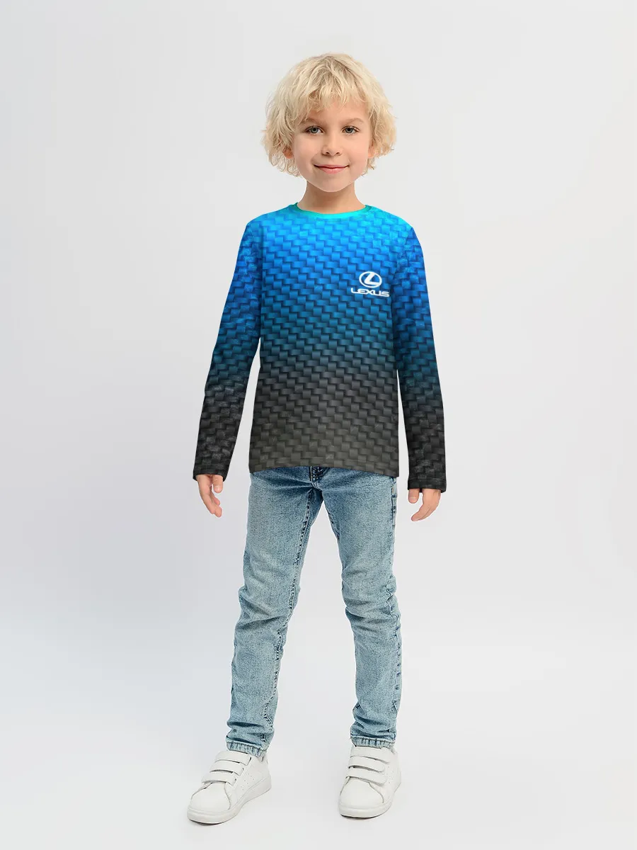 Детский лонгслив / LEXUS COLLECTION CARBON