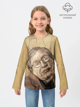 Детский лонгслив / Ученый