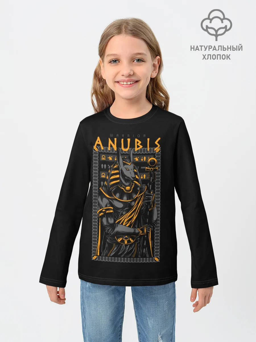 Детский лонгслив / Анубис Воин
