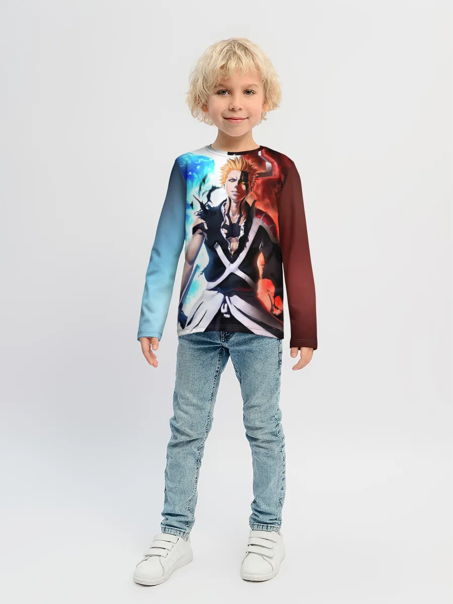 Детский лонгслив / Блич лед и пламень