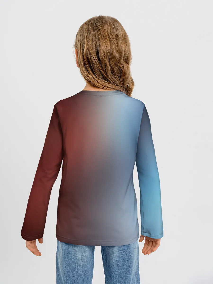 Детский лонгслив / Блич лед и пламень