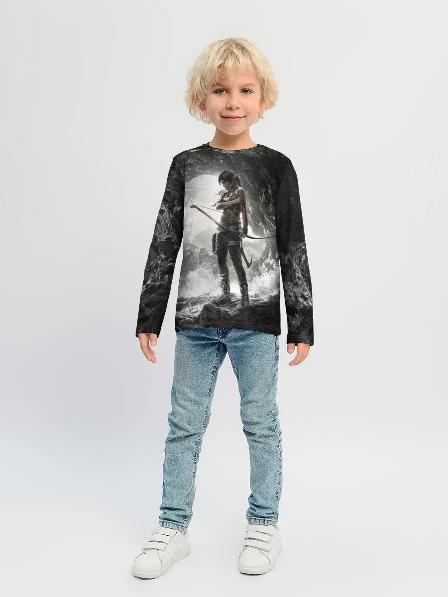 Детский лонгслив / Tomb Raider