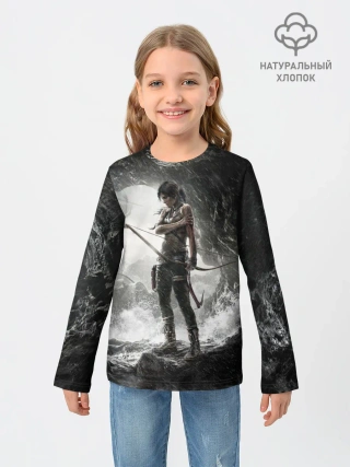 Детский лонгслив / Tomb Raider