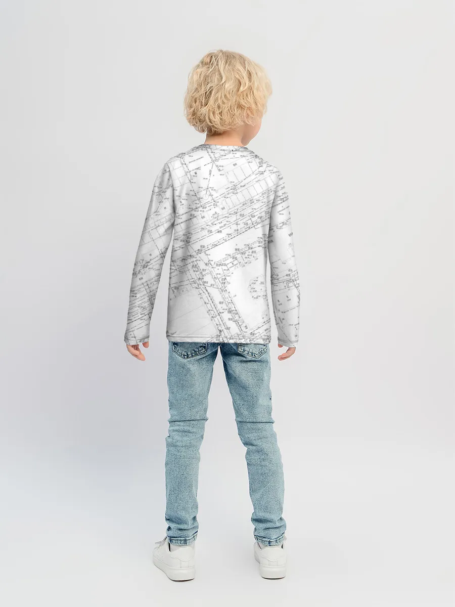 Детский лонгслив / Топография_01