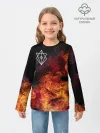 Детский лонгслив / В огне