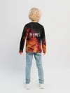Детский лонгслив / В огне