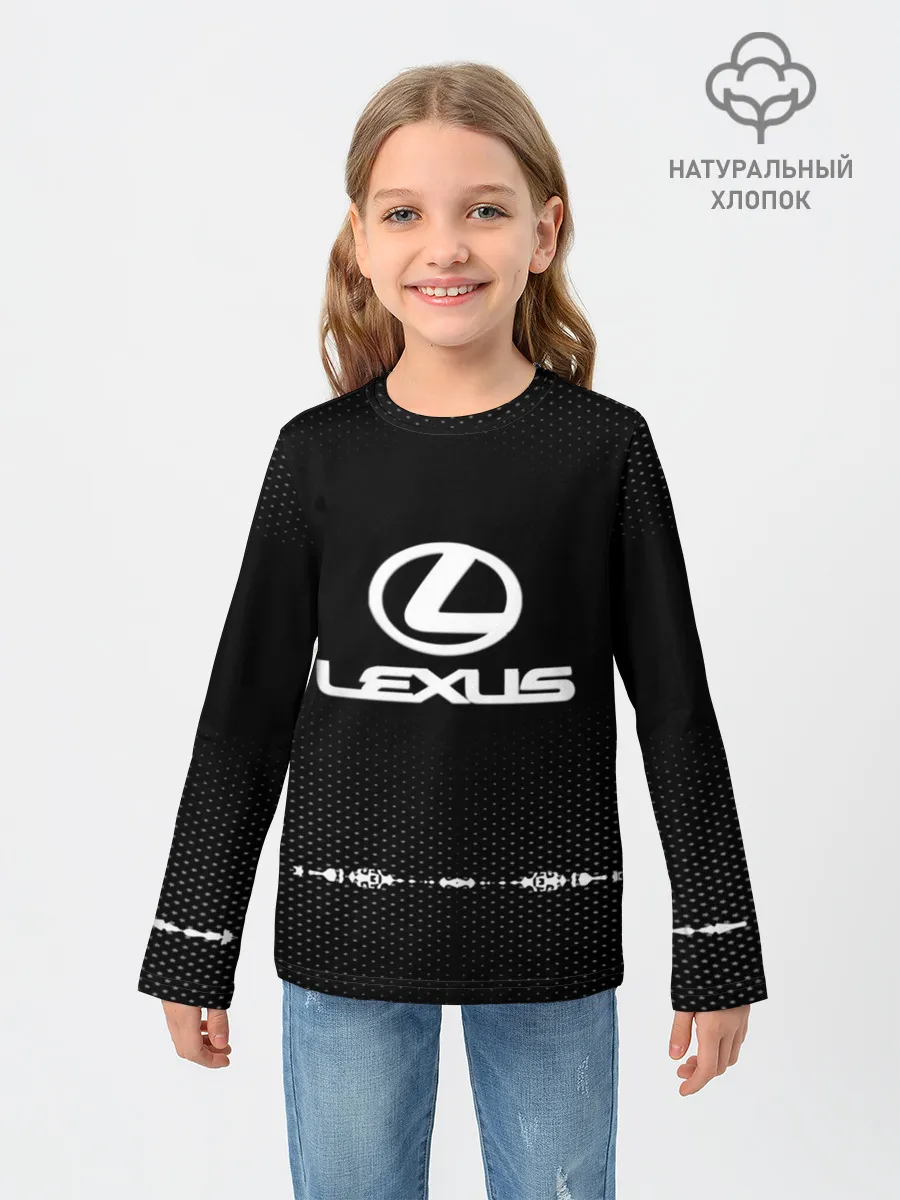 Детский лонгслив / Lexus sport auto abstract