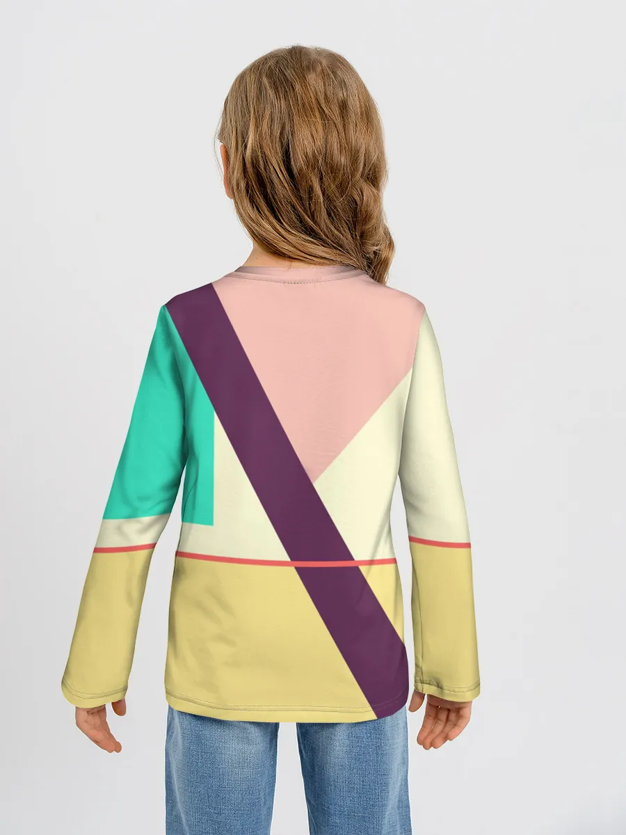 Детский лонгслив / Велосипед