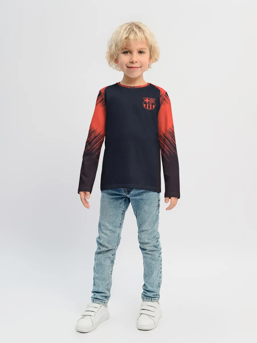 Детский лонгслив / Barcelona Training 18-19