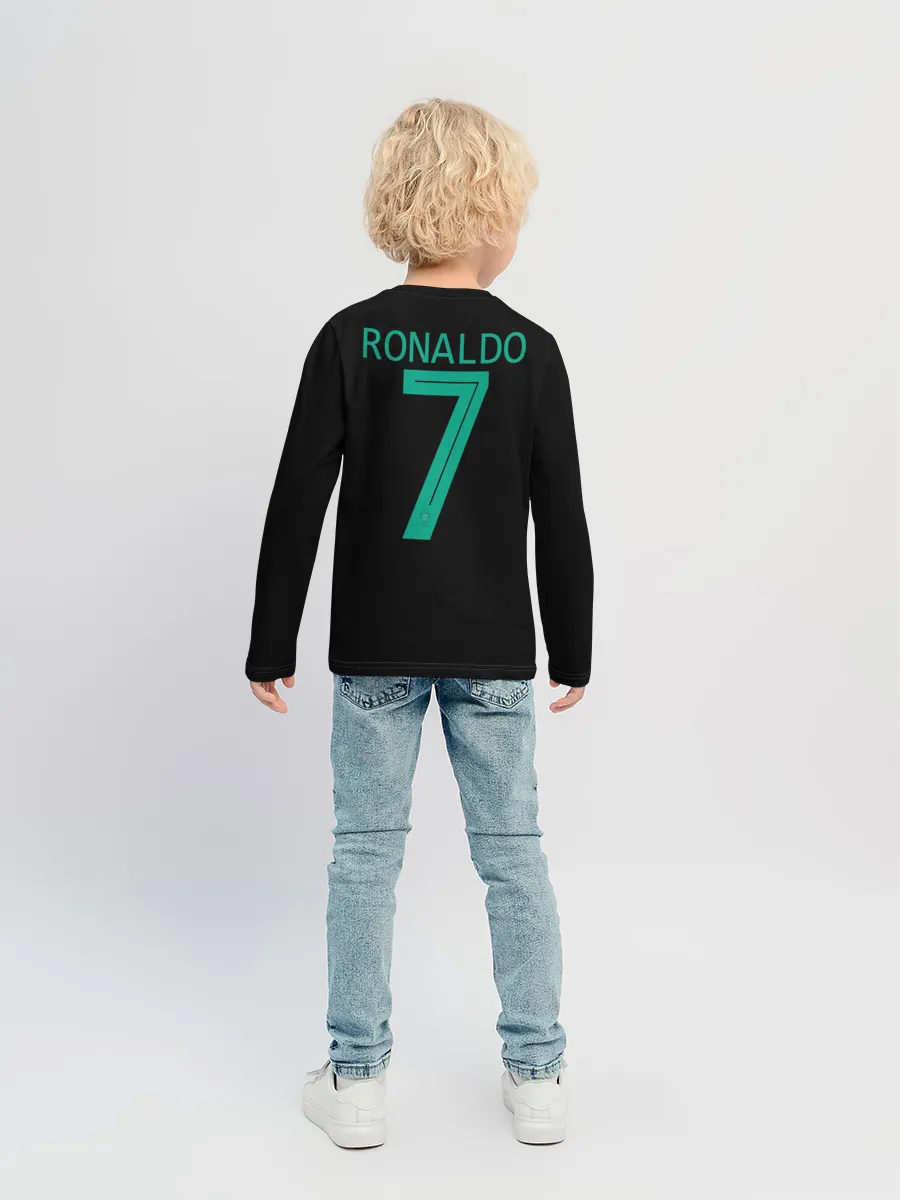 Детский лонгслив / Роналду 2018 ЧМ Альтернативная