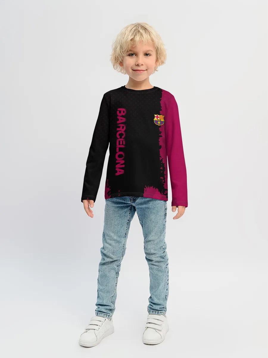 Детский лонгслив / Barcelona sport
