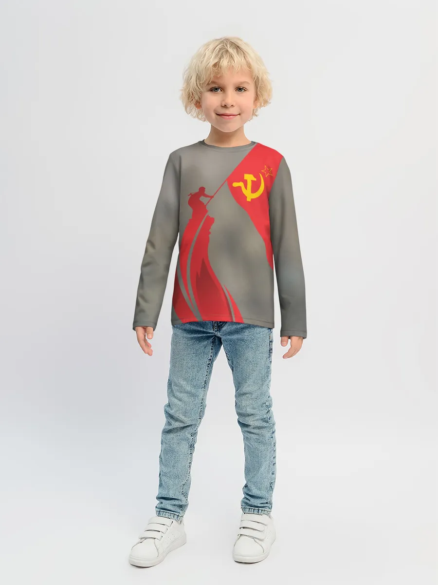 Детский лонгслив / День победы Рейхстаг