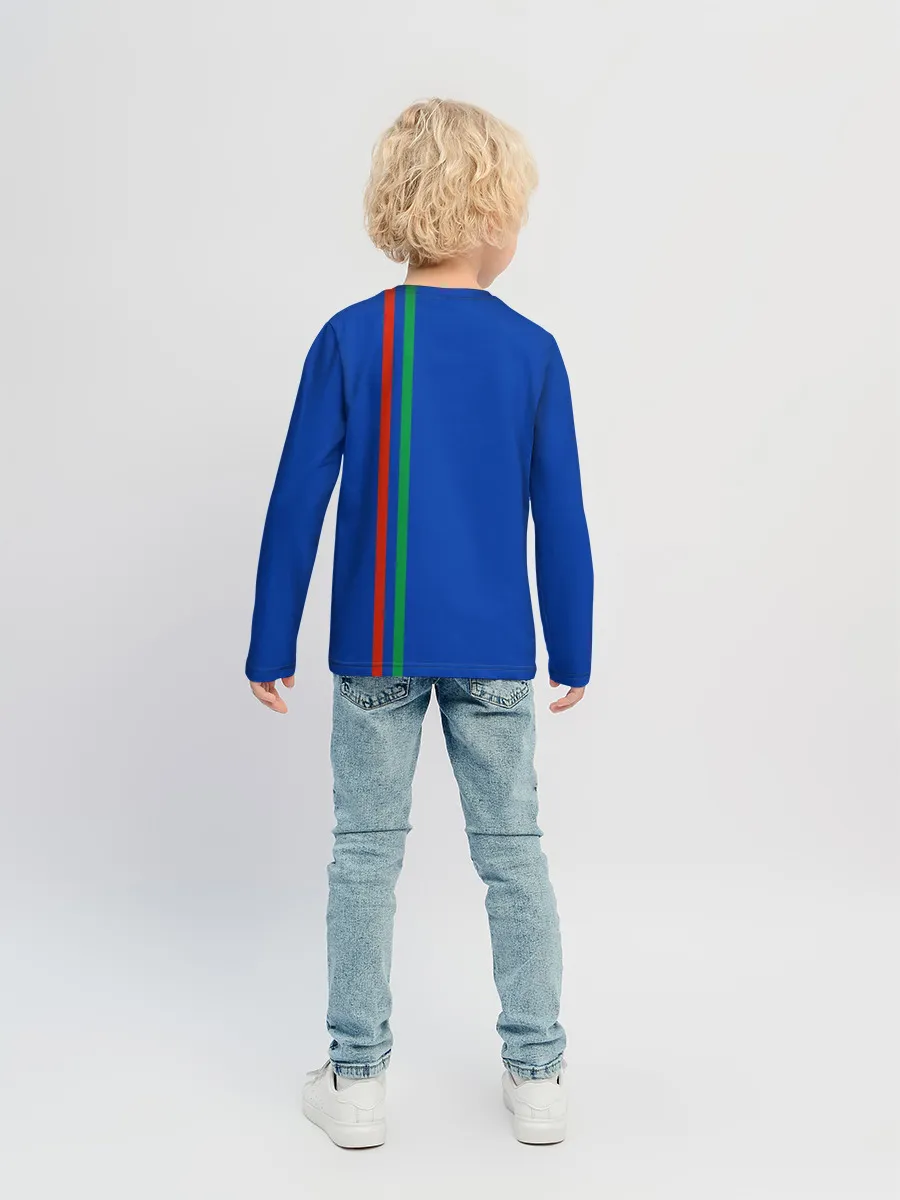 Детский лонгслив / Дагестан, лента с гербом