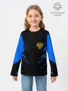 Детский лонгслив / Russia-sport collection BLUE