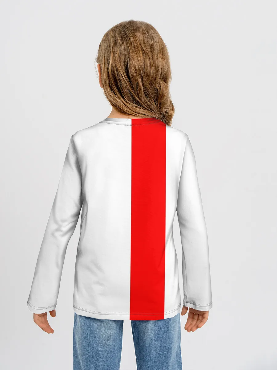 Детский лонгслив / СССР-white collection