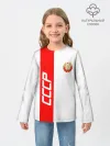 Детский лонгслив / СССР-white collection