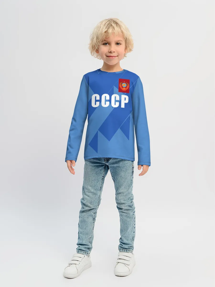 Детский лонгслив / Лев Яшин ретро