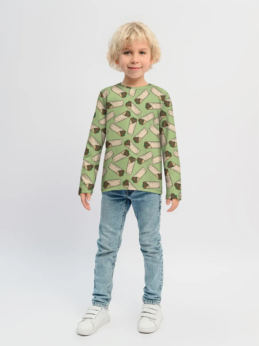 Детский лонгслив / Шаверма