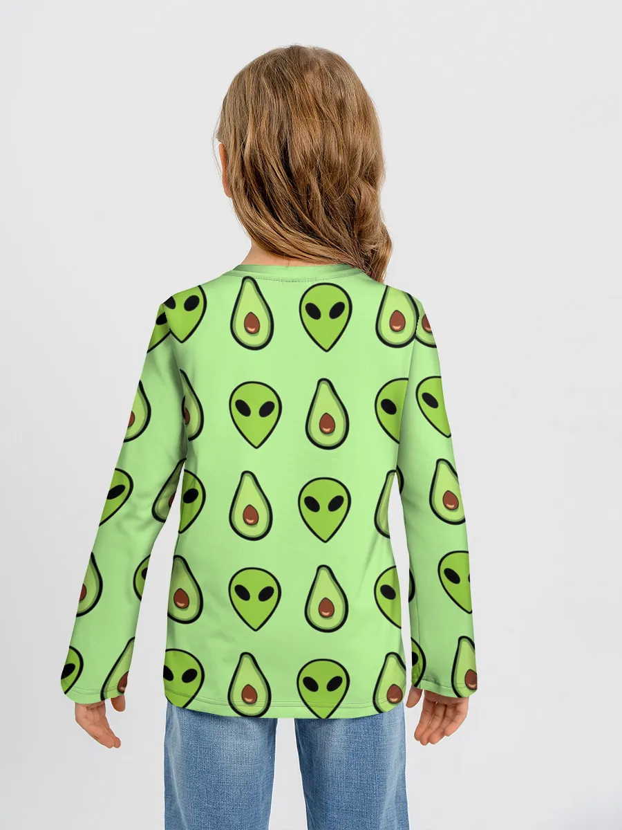 Детский лонгслив / Green