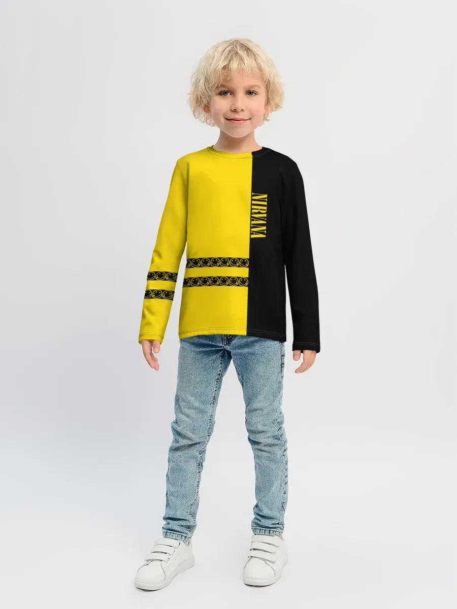 Детский лонгслив / Nirvana