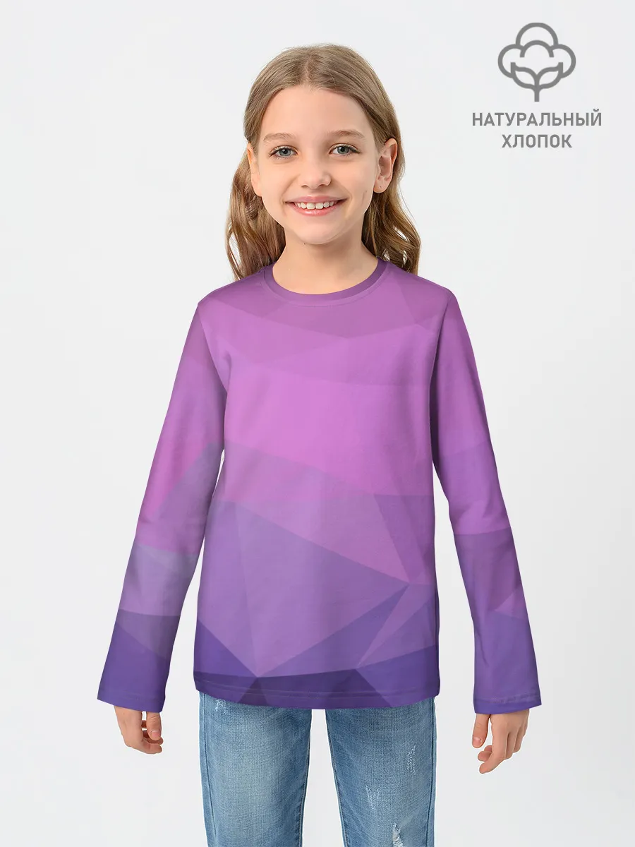 Детский лонгслив / Абстракция