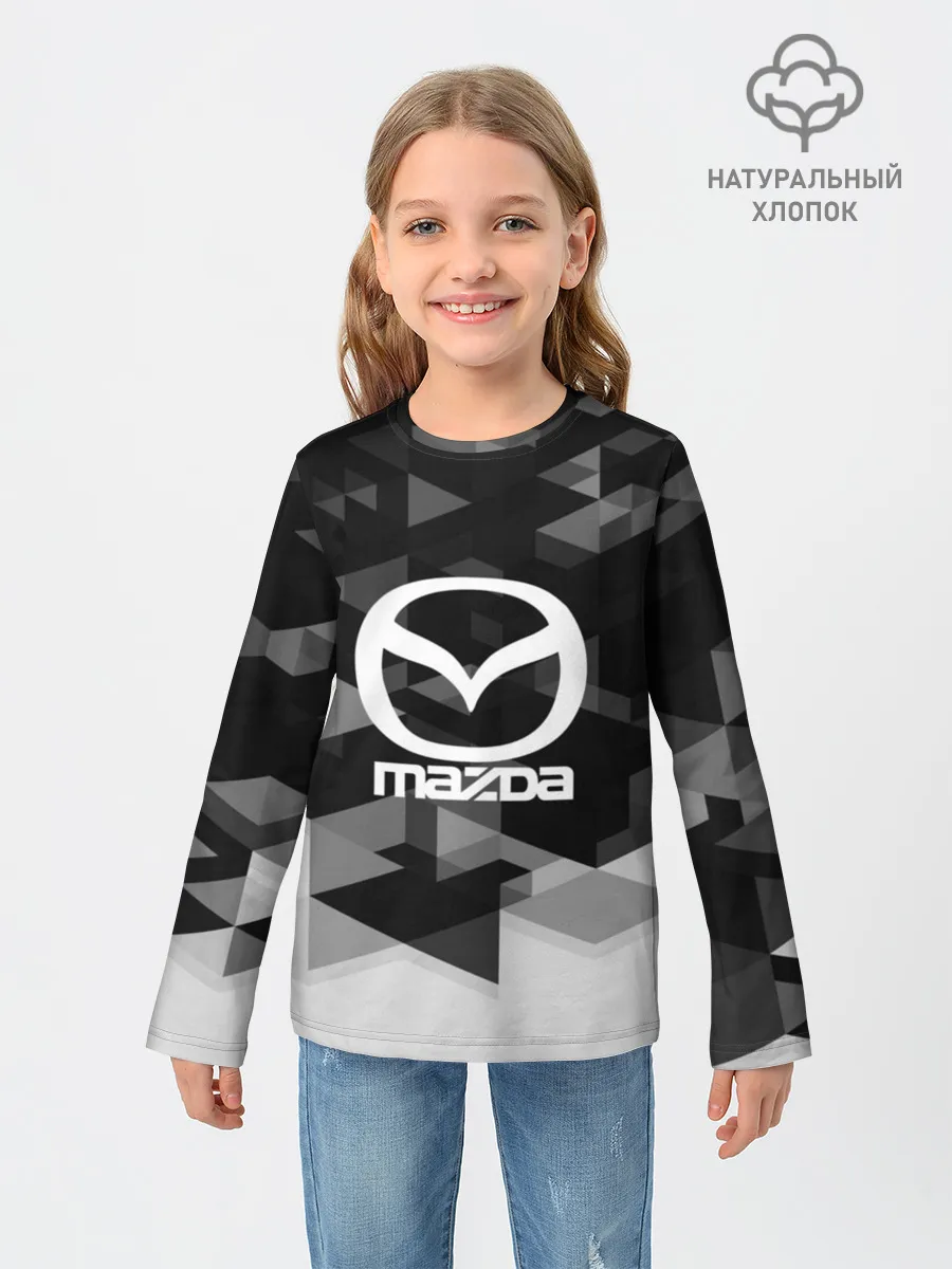 Детский лонгслив / Mazda sport geometry