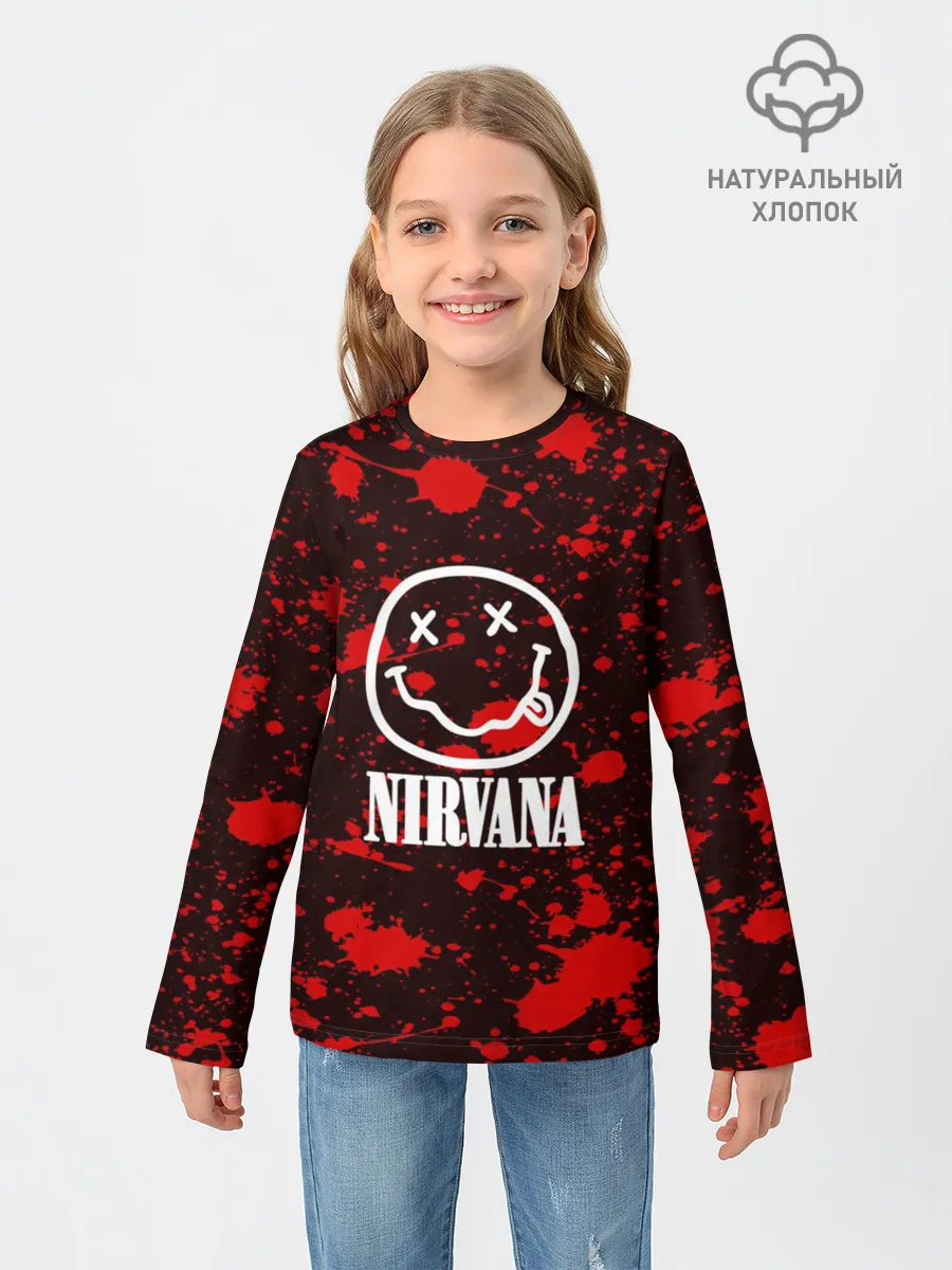 Детский лонгслив / NIRVANA