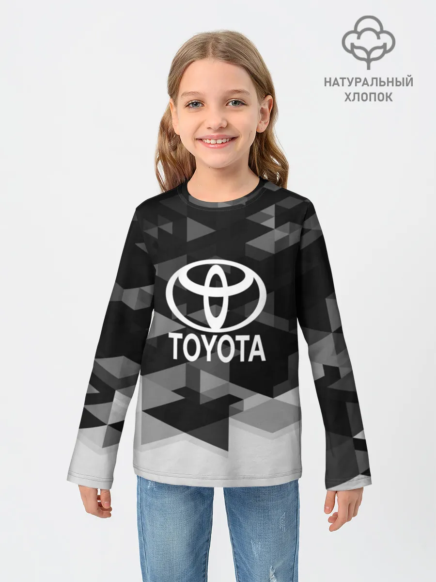 Детский лонгслив / Toyota sport geometry