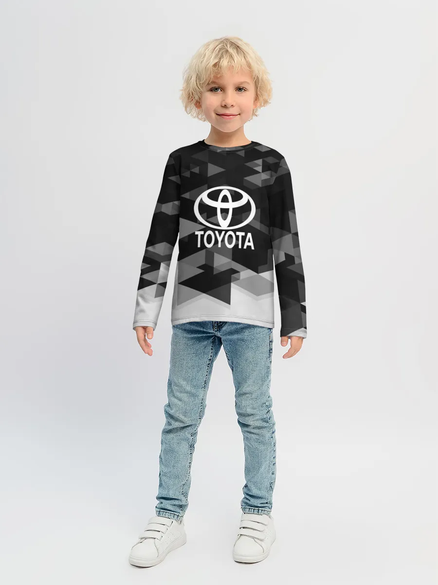 Детский лонгслив / Toyota sport geometry
