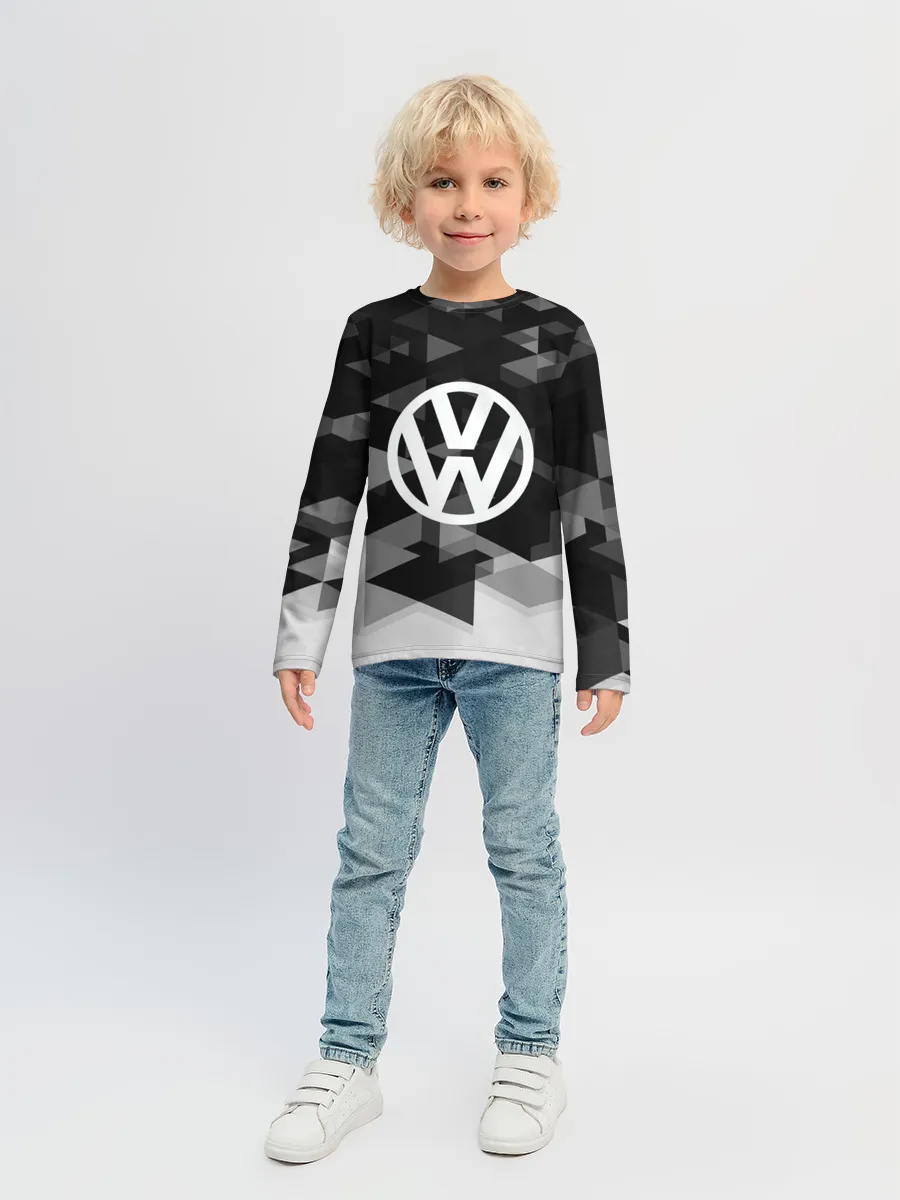 Детский лонгслив / Volkswagen sport geometry