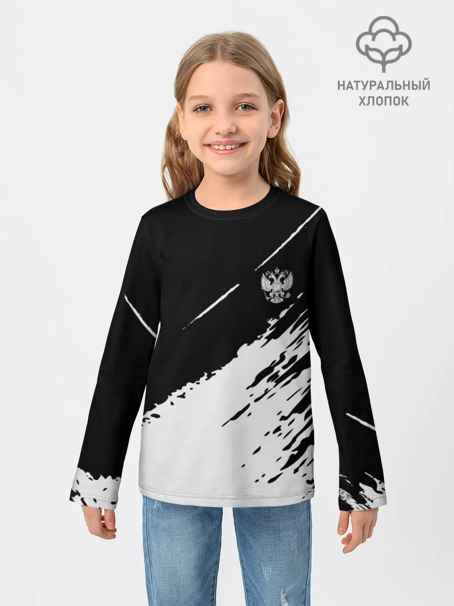 Детский лонгслив / Russia sport