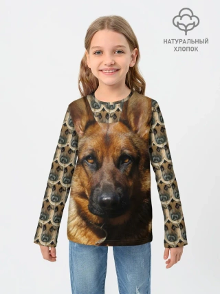 Детский лонгслив / Овчарка