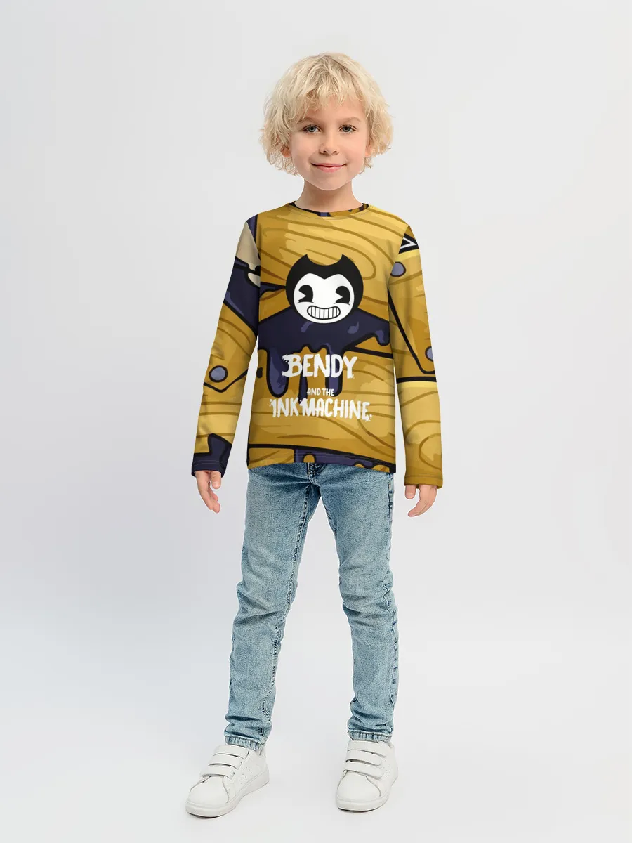 Детский лонгслив / Bendy and the Ink Machine