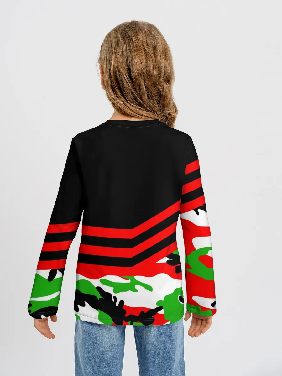 Детский лонгслив / Камуфляж CS:GO