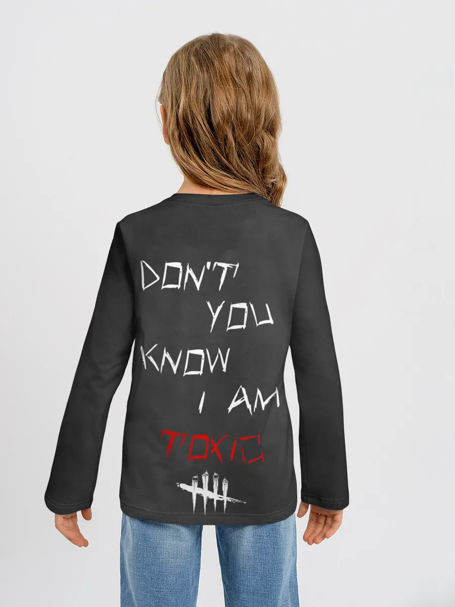 Детский лонгслив / I am TOXIC