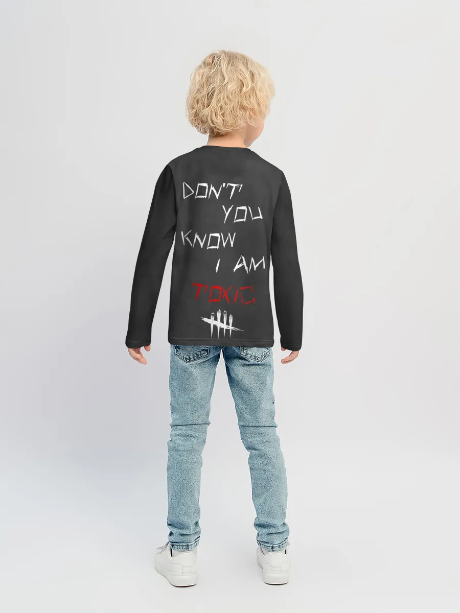 Детский лонгслив / I am TOXIC