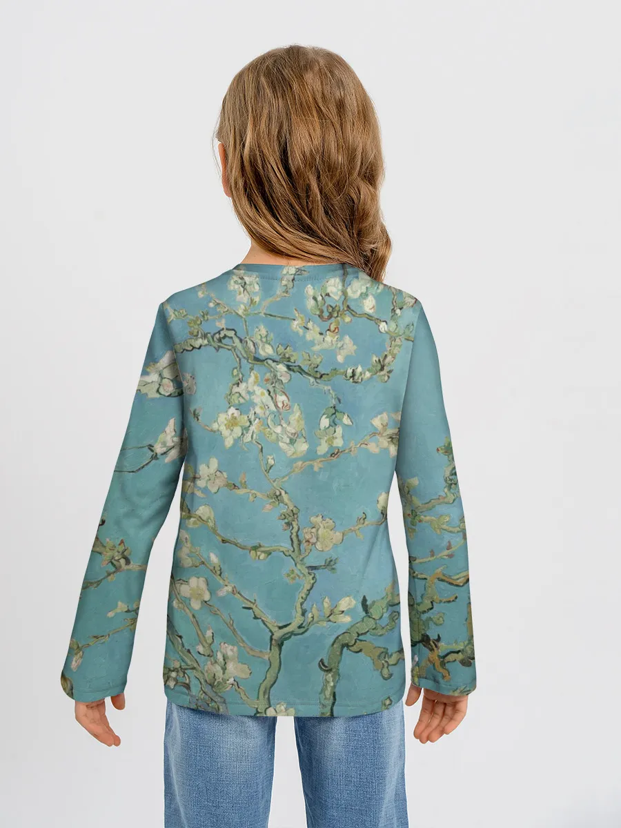 Детский лонгслив / Ван Гог Цветущие ветки миндаля