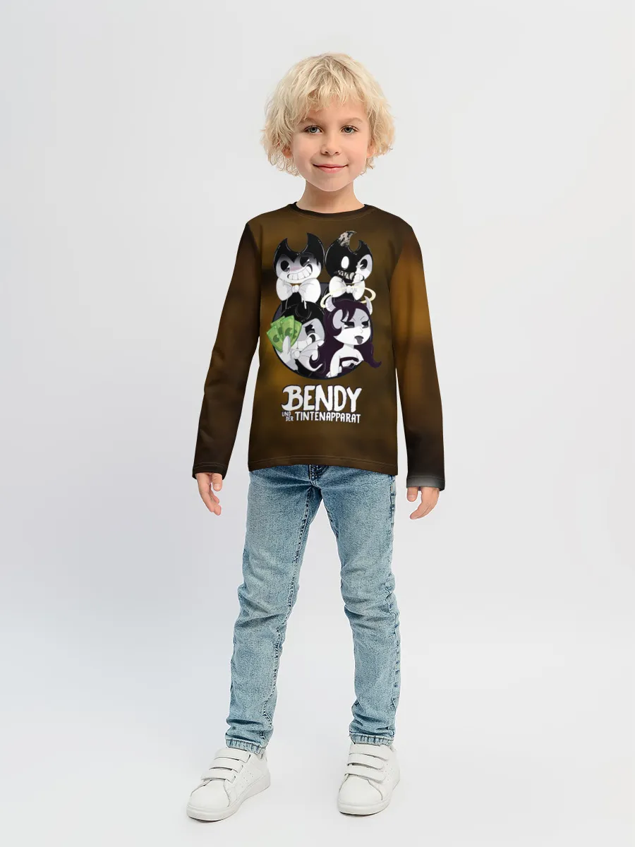 Детский лонгслив / Bendy and the ink machine