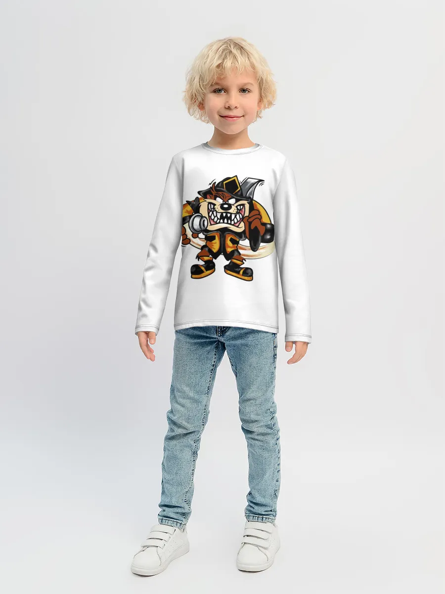 Детский лонгслив / Пожарный демон